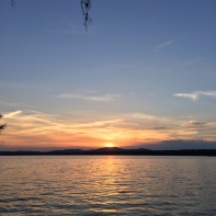 Sunset on Raquette Lake